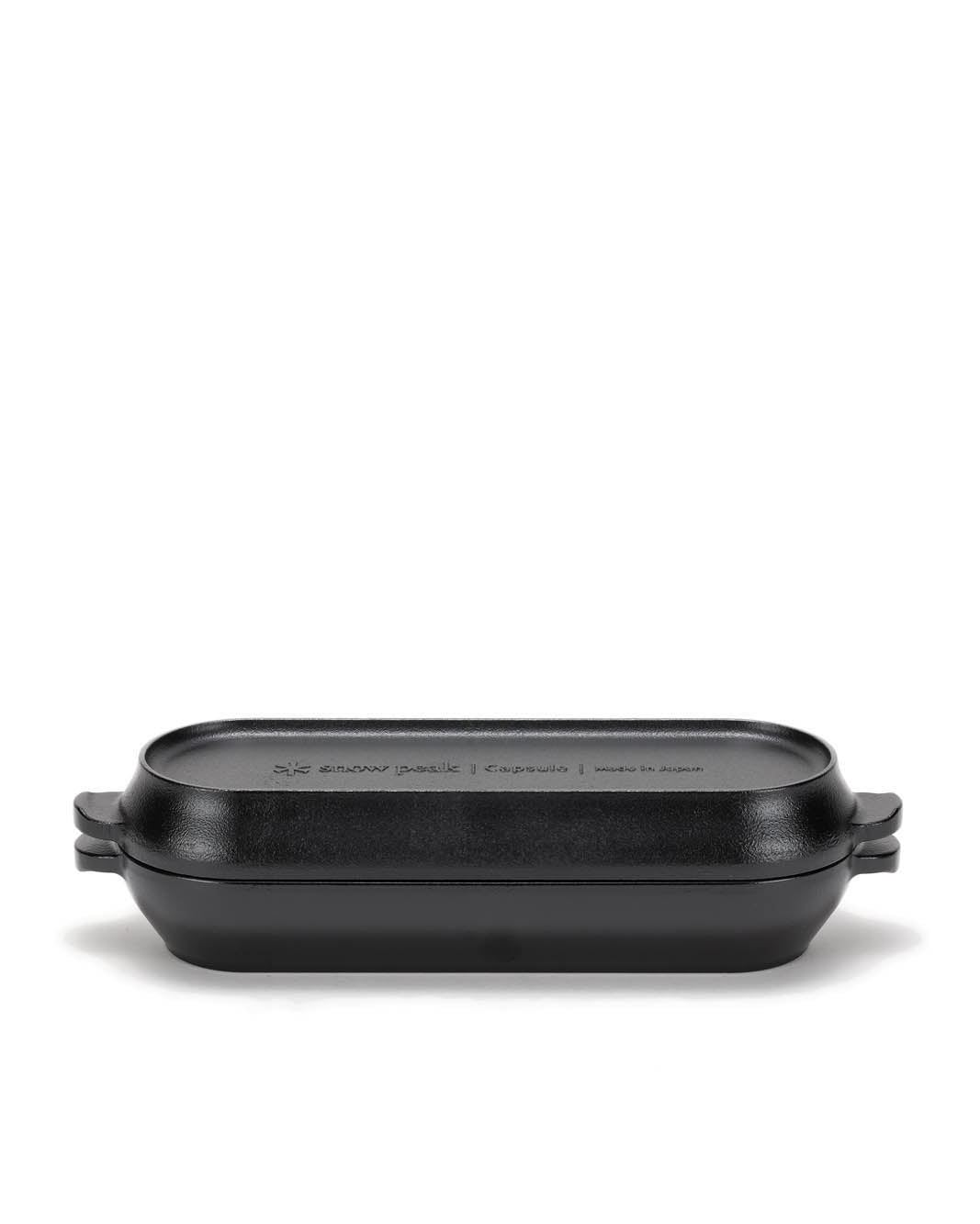 Snow Peak Cast Iron Micro Capsule - Small Dutch Oven - Home & Outdoor Kitchen - Camping - 4.2 Ibs