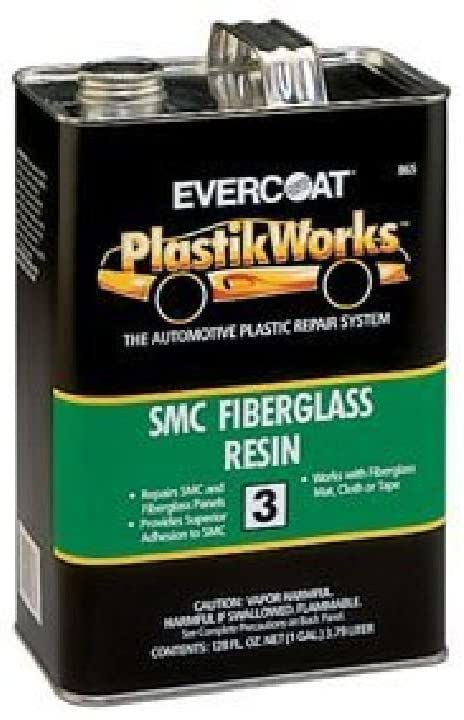 Evercoat SMC Fiberglass Resin for SMC and Fiberglass Reinforced Repairs - 128 Fl Oz