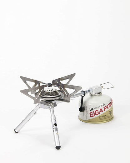 Snow Peak BiPod Stove - Lightweight, Foldable & Compact Camping Stove - Aluminum - 8.26 oz