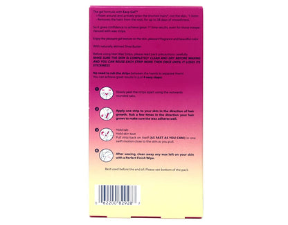 Veet Leg and Body Wax Strip Kit, 40 Wax Strips and 4 Wipes each (Value Pack of 12)