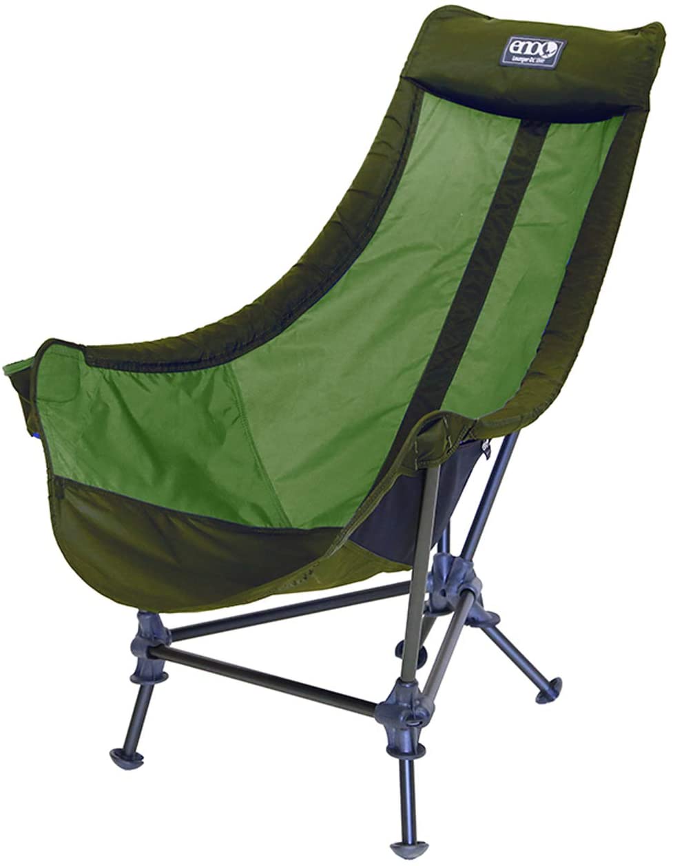 ENO, Eagles Nest Outfitters Lounger DL Camping Chair, Outdoor Lounge Chair, Olive/Lime