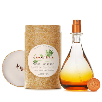 Esscentials Good Morning! Fragrance Mist, Notes of Orange Zest and Peach Blossoms, 2.0 Oz