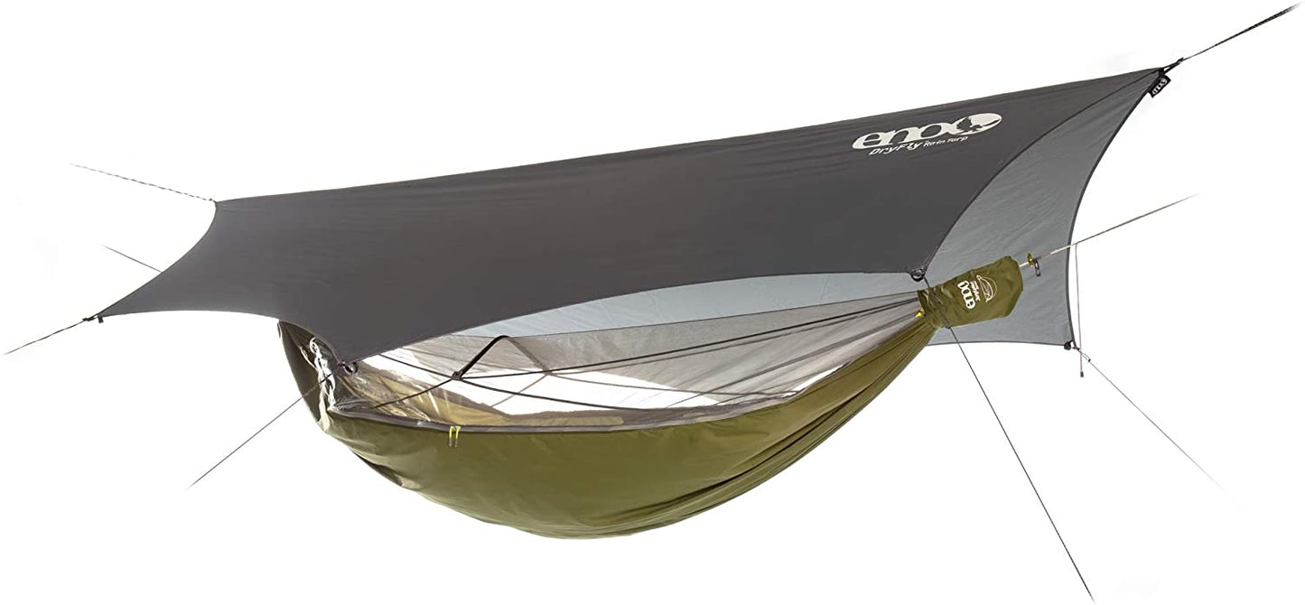 ENO, Eagles Nest Outfitters JungleLink Shelter System with Hammock with Bug Net, Straps and Rain Tarp