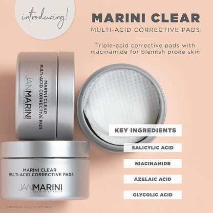 Jan Marini Skin Research Marini Clear Multi-Acid Corrective Pads, 30 ct.