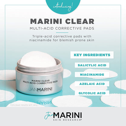 Jan Marini Skin Research Marini Clear Multi-Acid Corrective Pads, 30 ct.