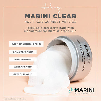 Jan Marini Skin Research Marini Clear Multi-Acid Corrective Pads, 30 ct.