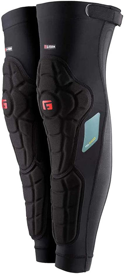 G-Form Pro-Rugged MTB Knee-Shin Guards - Knee Support for Women and Men - Black, Adult X-Small
