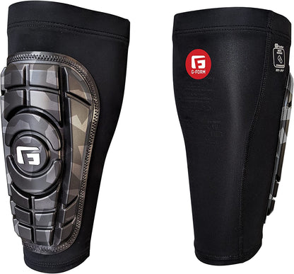 G-Form Pro-S Compact Soccer Shin Guards - Football Shin Guards - Black/Camo, Adult XL