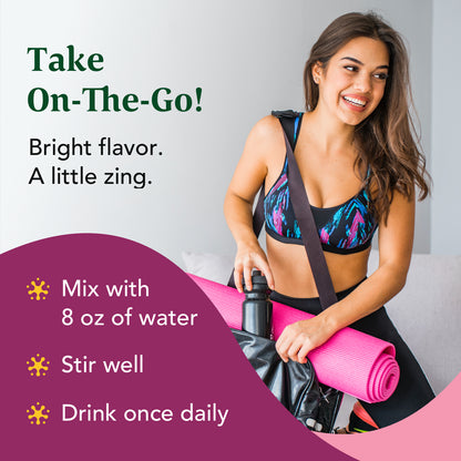 MegaFood Digestive Health Water Enhancer - Prebiotics & Probiotics for Women & Men - Support Gut Health with 2 Billion CFU - Guava Passion Fruit Kombucha Powder - 10 Count (Pack of 3)