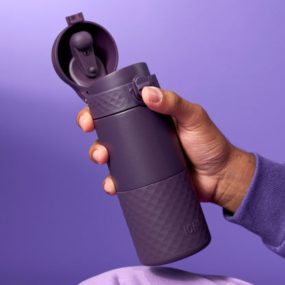 Ion8 Leakproof Travel Mug - Vacuum Insulated - 12 oz/360 ml - Blackberry
