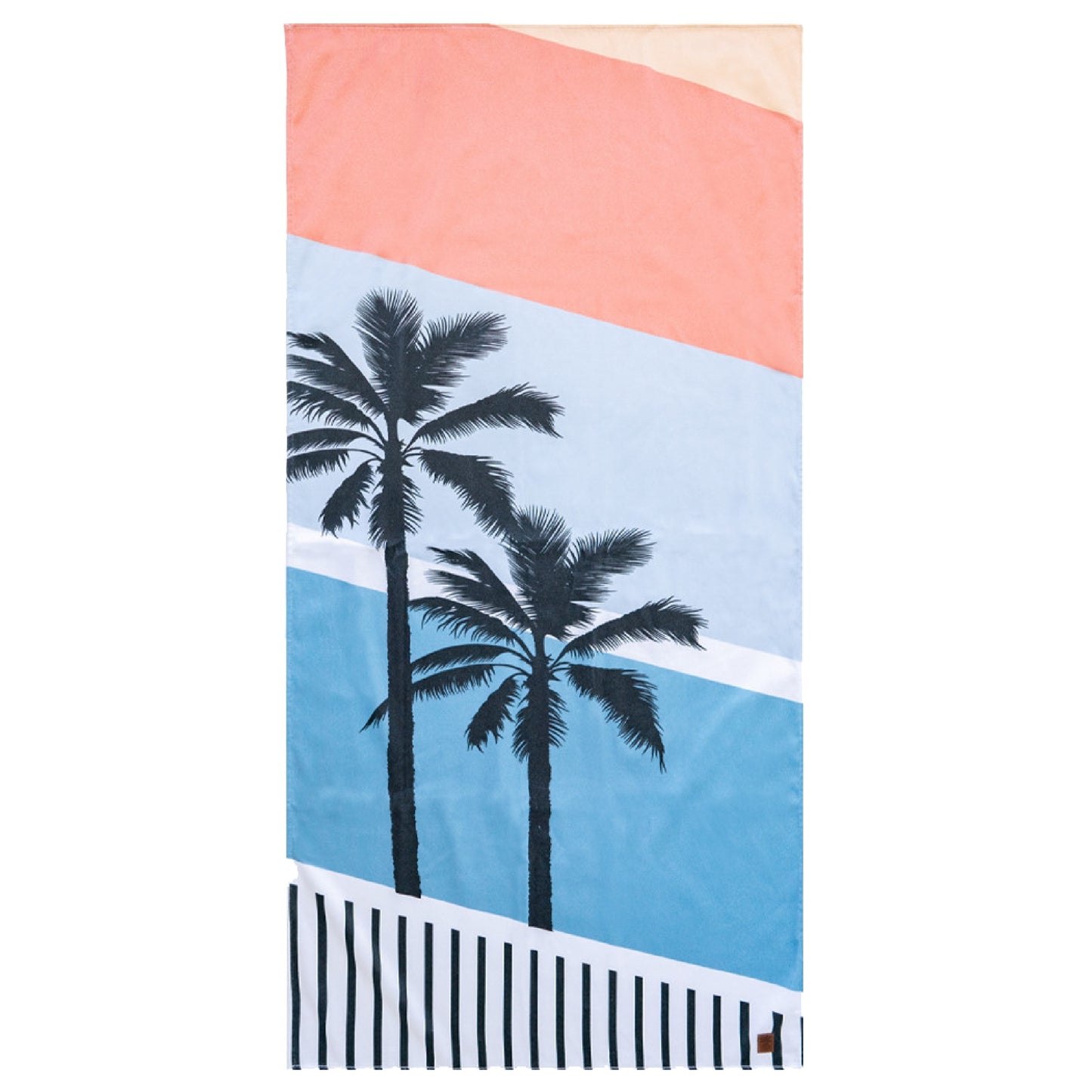 Cariloha Bamboo-Viscose Beach Towel - Palm Stripe
