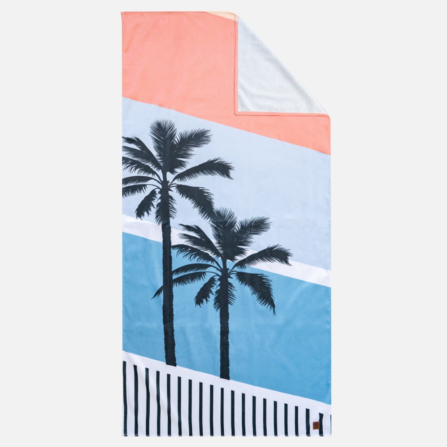 Cariloha Bamboo-Viscose Beach Towel - Palm Stripe