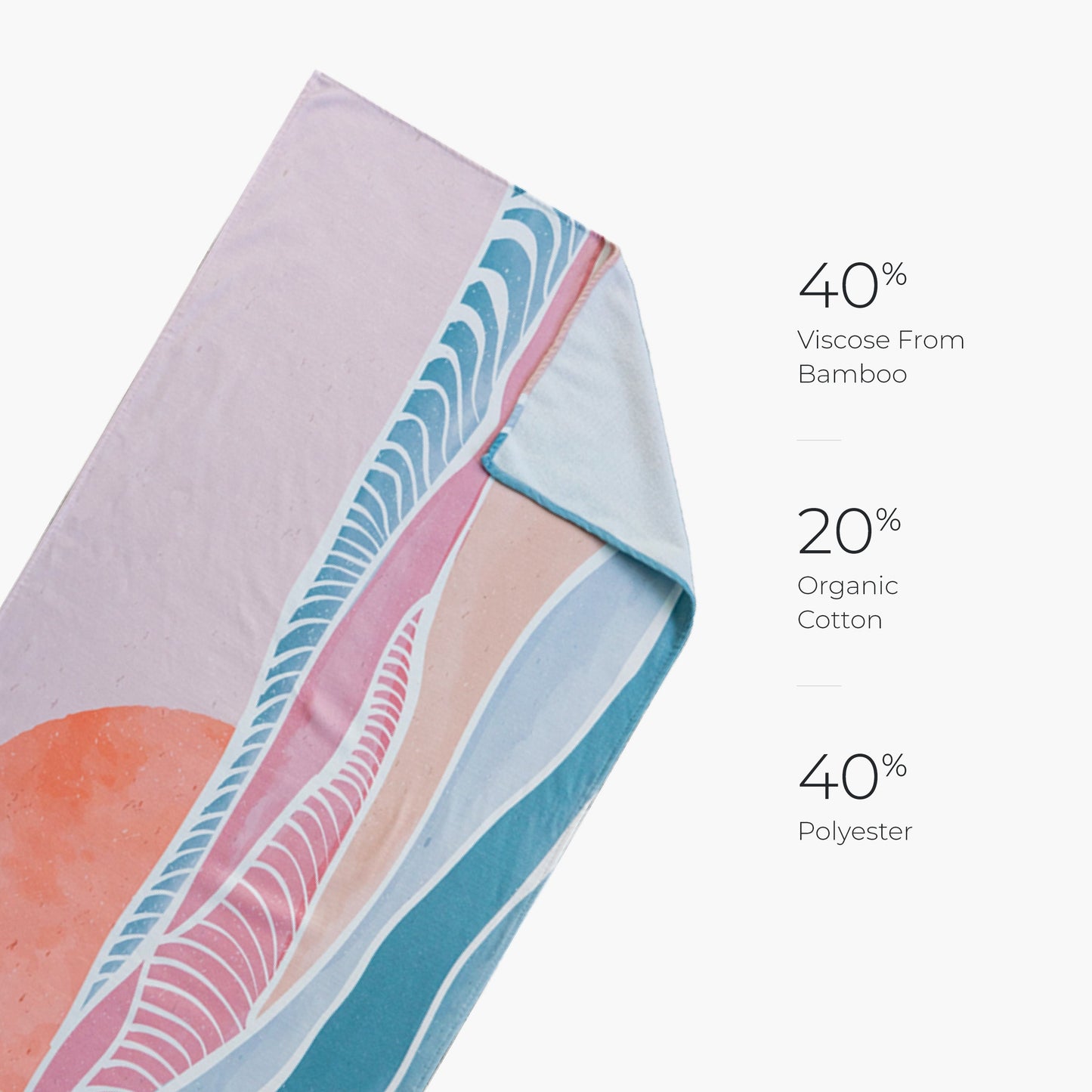 Cariloha Bamboo-Viscose Beach Towel - Sunset Beach