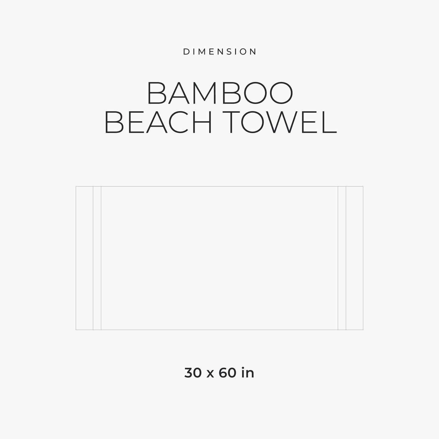 Cariloha Bamboo-Viscose Beach Towel - Sunset Beach