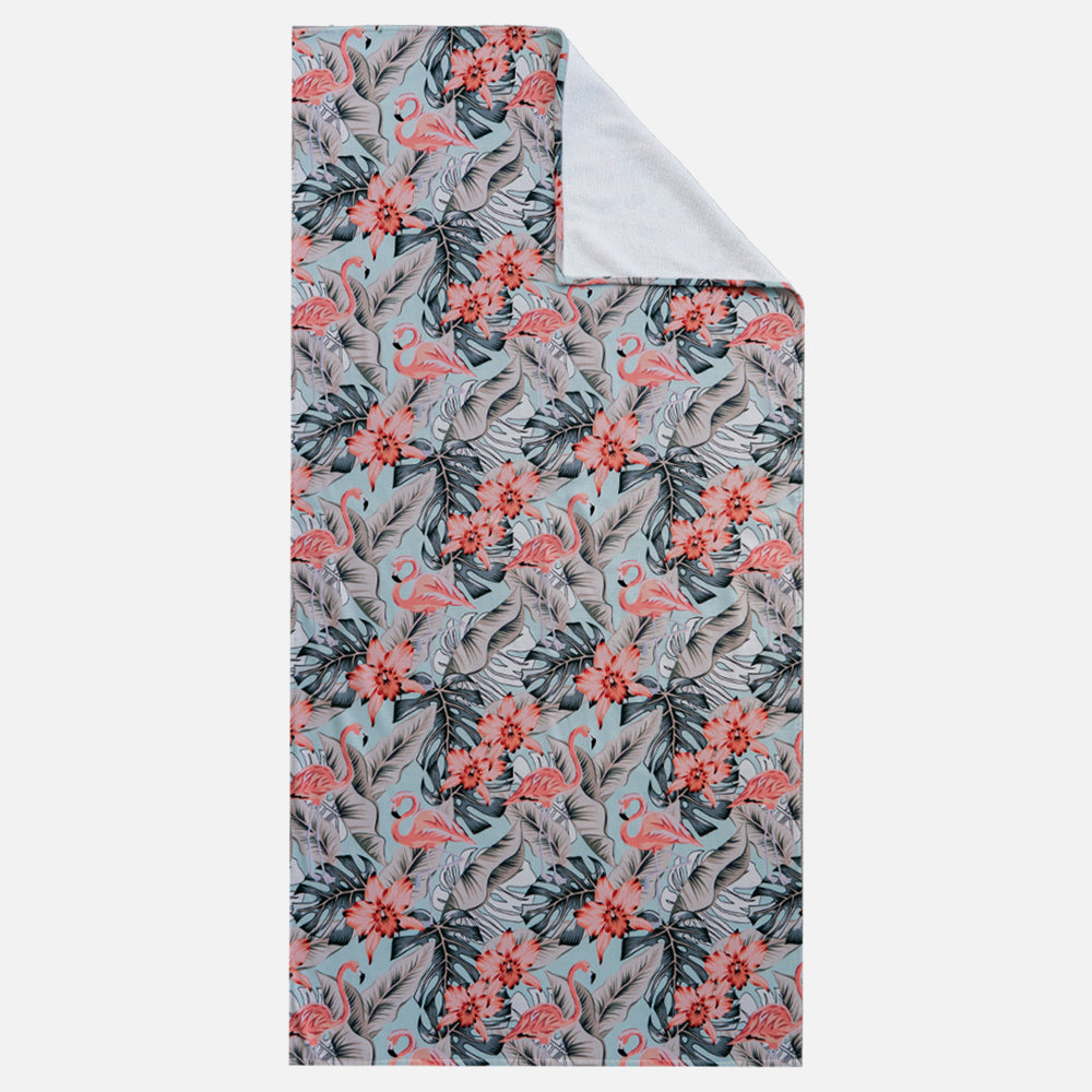 Cariloha Bamboo-Viscose Beach Towel - Flamingo
