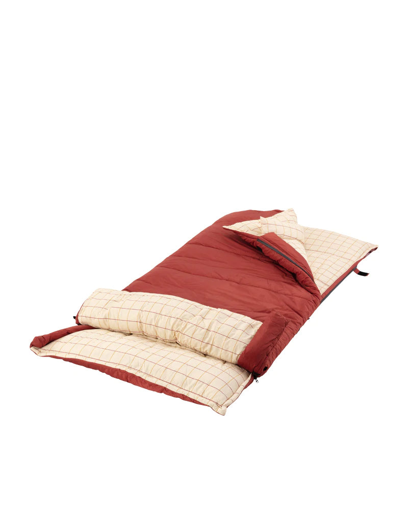 Snow Peak Ofuton Sleeping Bag Wide - Modular Sleeping Bag - Antibacterial Processing - L 6.8' W 3.5'