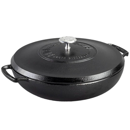 Lodge Blacklock Triple Seasoned 4 Qt Braiser with Lid
