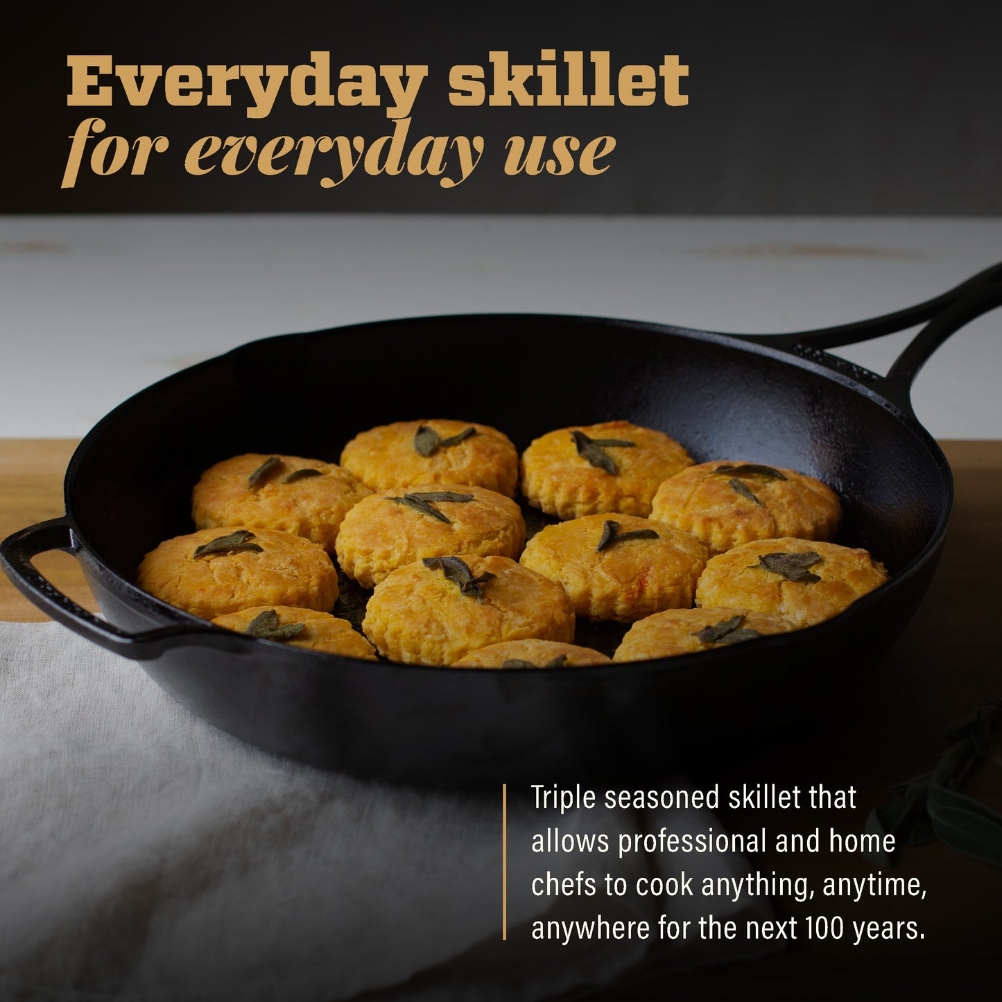 Lodge Blacklock Triple Seasoned 12" Skillet
