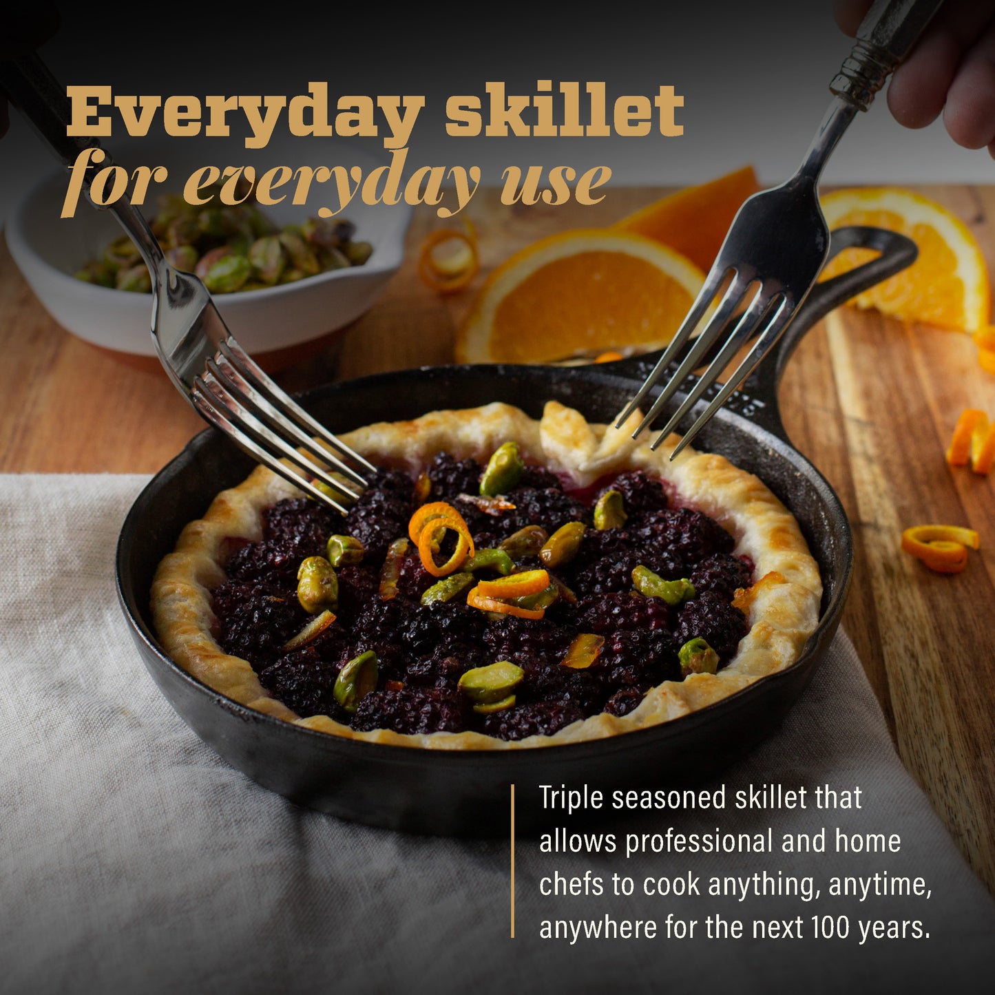 Lodge Blacklock Triple Seasoned 7" Skillet