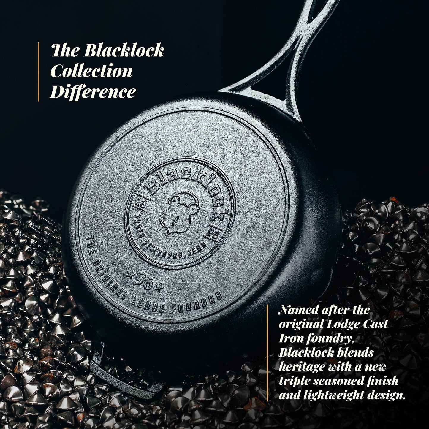 Lodge Blacklock Triple Seasoned 10.25" Skillet