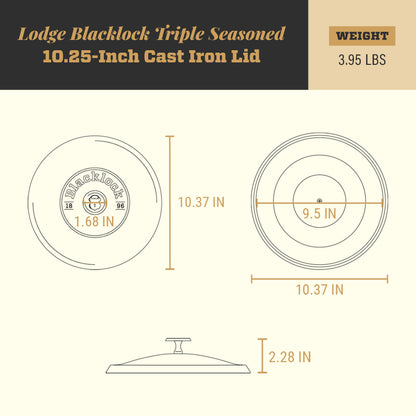 Lodge Blacklock Triple Seasoned 10.25" Cast Iron Lid