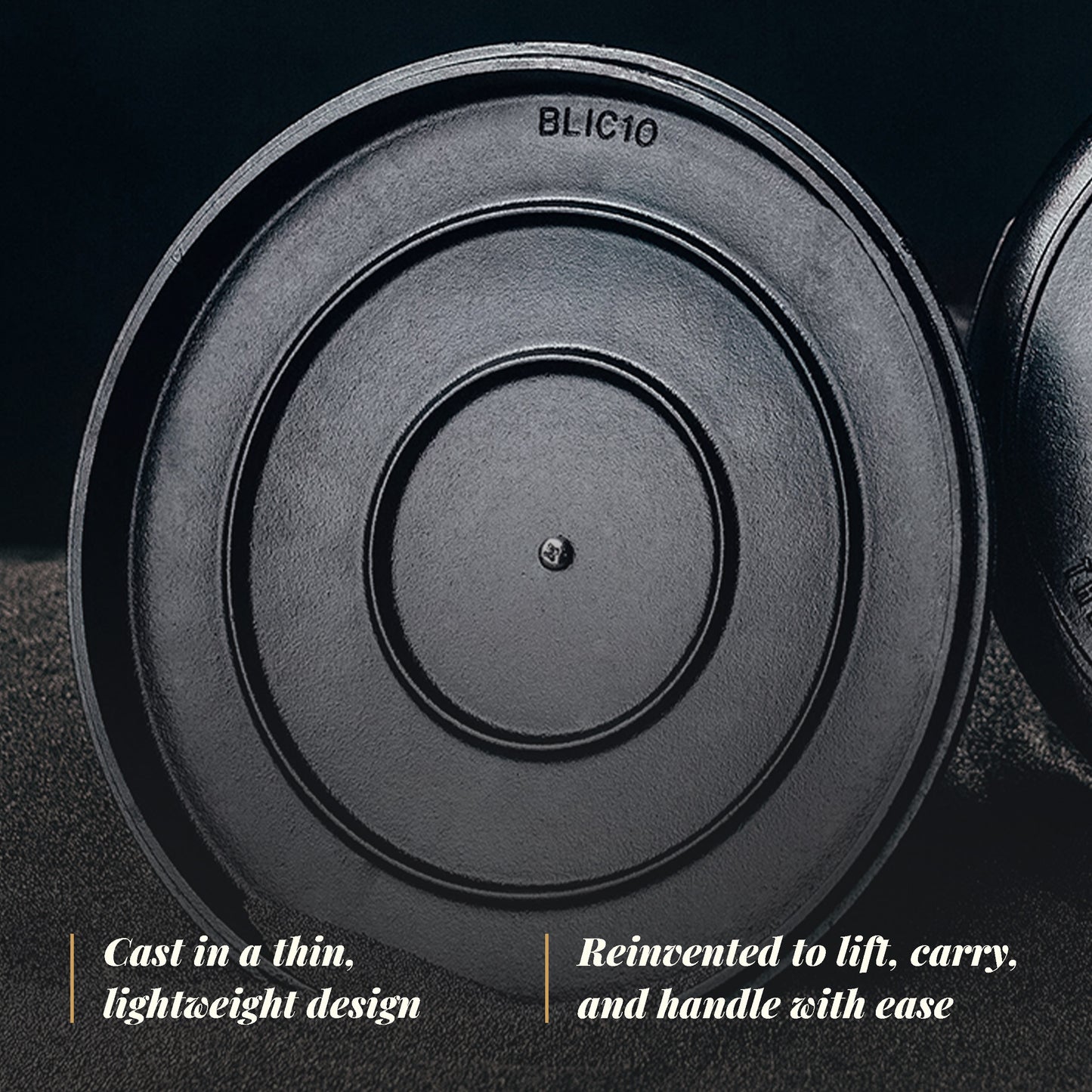 Lodge Blacklock Triple Seasoned 12" Cast Iron Lid