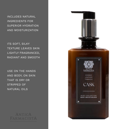 Antica Farmacista Body Moisturizer, Cask, 15.3 Fl Oz