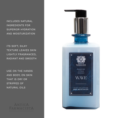 Antica Farmacista Body Moisturizer, Wave, 15.3 Fl Oz
