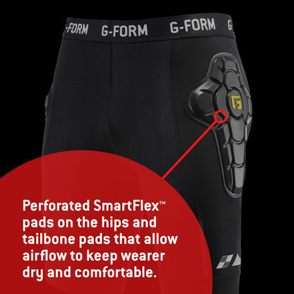 G-Form EX-1 Short Liner, Black/Yellow, Adult Small