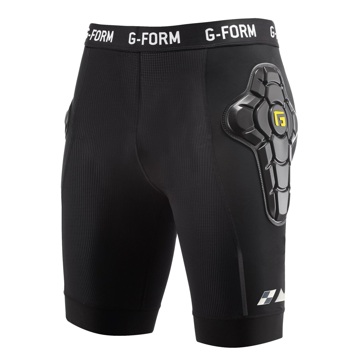G-Form EX-1 Short Liner, Black/Yellow, Adult Medium