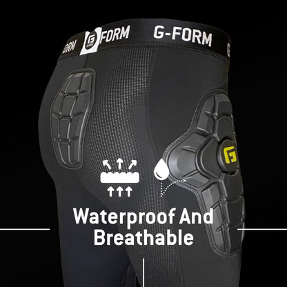 G-Form EX-1 Short Liner, Black/Yellow, Adult Medium