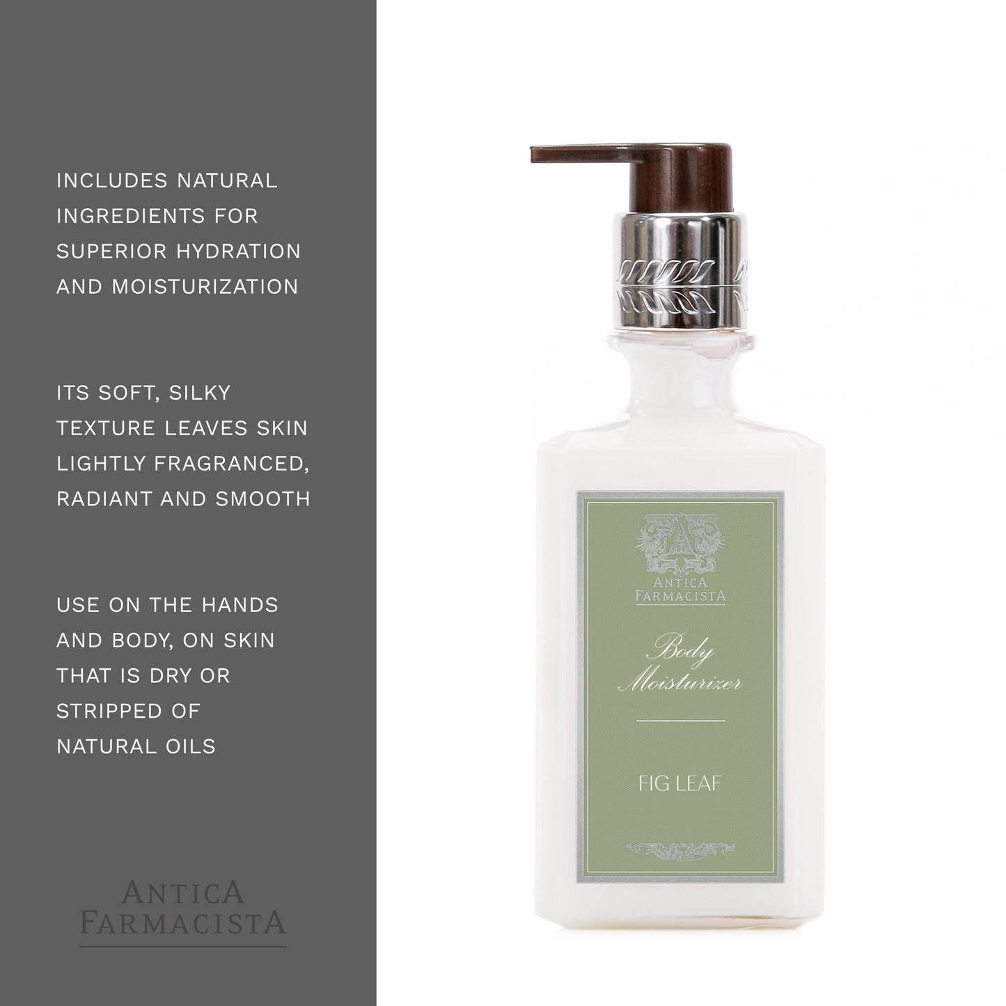 Antica Farmacista Green Fig Leaf Body Moisturizer, 10 Fl Oz