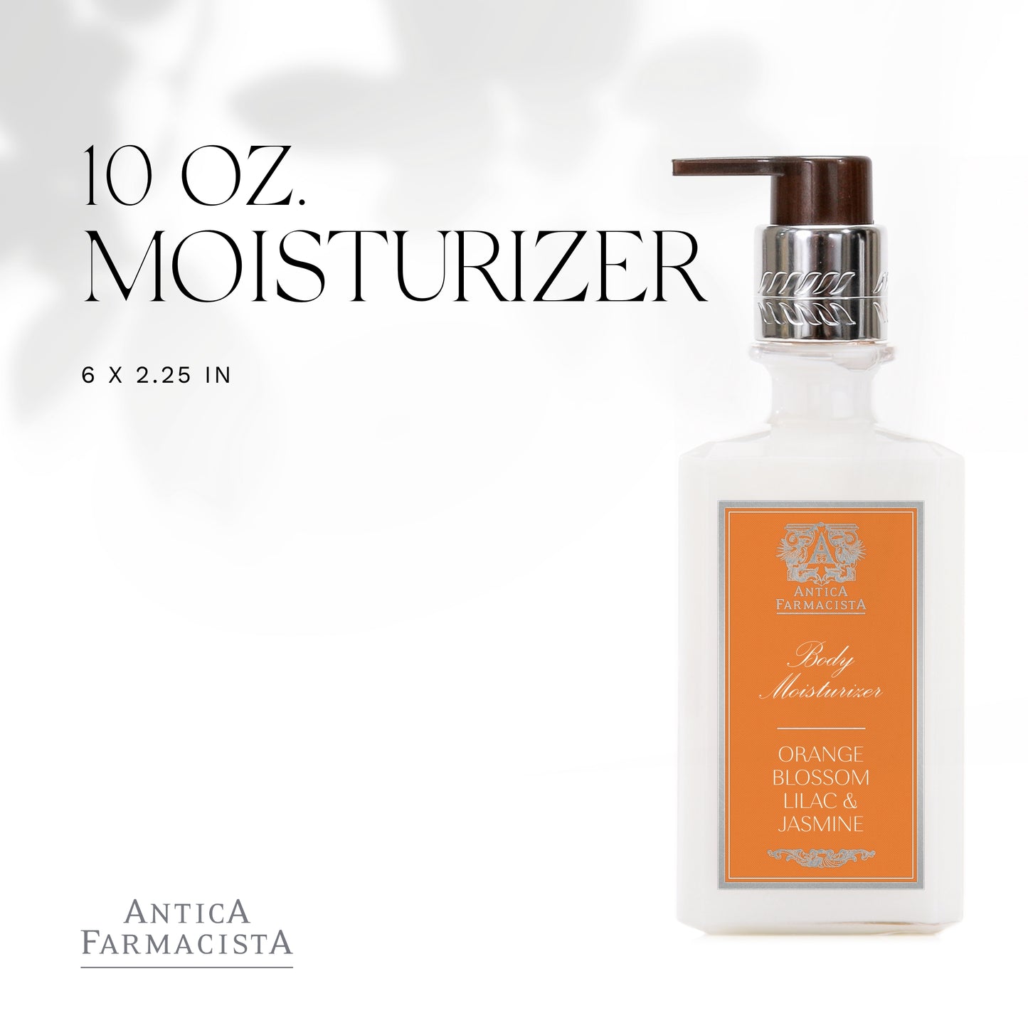 Antica Farmacista Orange Blossom, Lilac and Jasmine Body Moisturizer, 10 Fl Oz