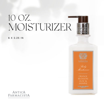 Antica Farmacista Orange Blossom, Lilac and Jasmine Body Moisturizer, 10 Fl Oz