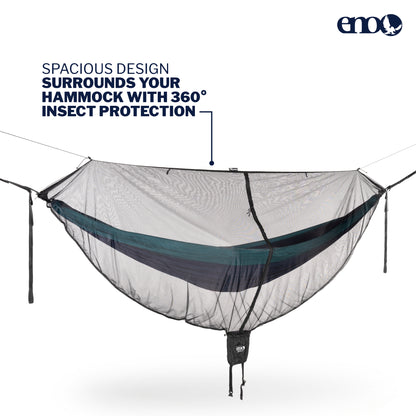 ENO, Eagles Nest Outfitters DoubleNest Print Lightweight Camping Hammock, 1 to 2 Person, Continential Trail Divide Coalition Special Edition