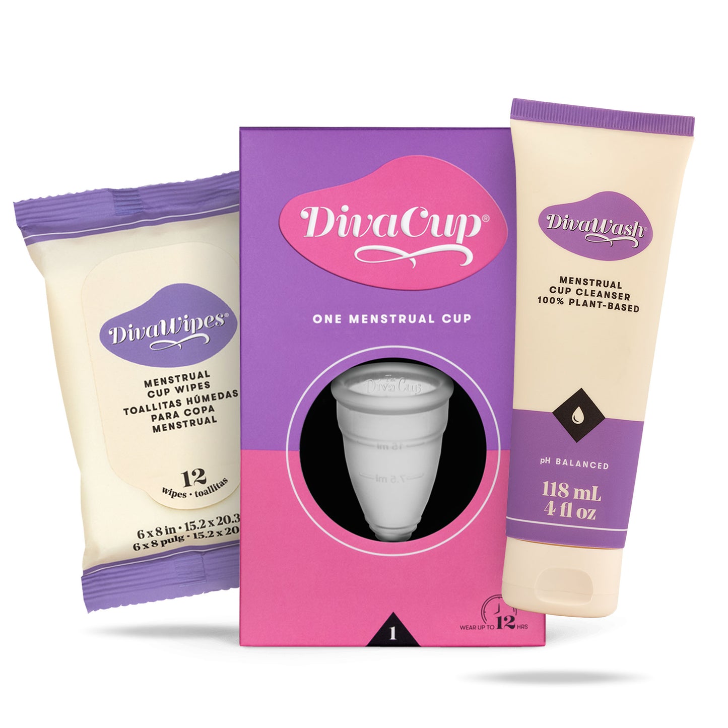 Diva Disc by DivaCup - One Size Fits Most - 12 Hour Protection - Medical-Grade Silicone - Safe Menstrual Alternative - Holds 7 Tampons of Flow (36 ml)