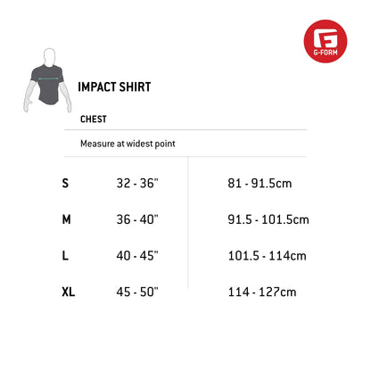 G-Form MX360 Impact Shirt, Black, Adult XL