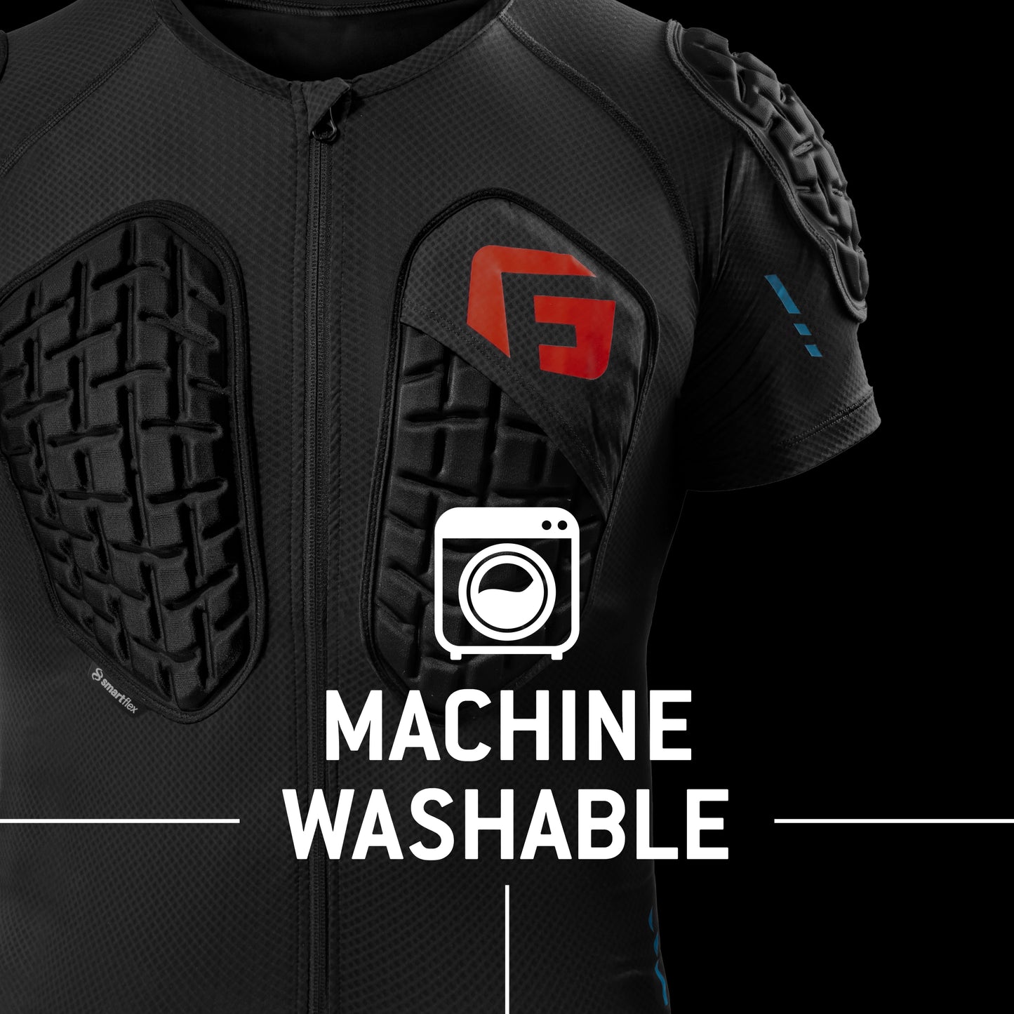 G-Form MX360 Impact Shirt, Black, Adult XL