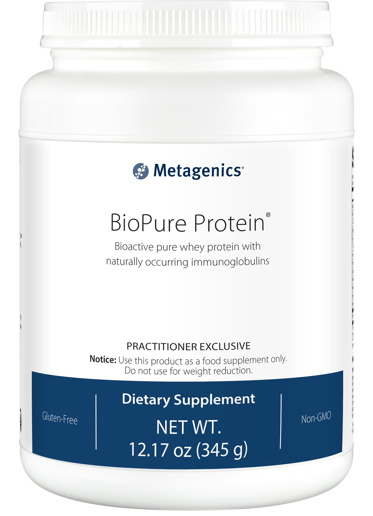 Metagenics BioPure Protein powder 12.3oz (15 servings)