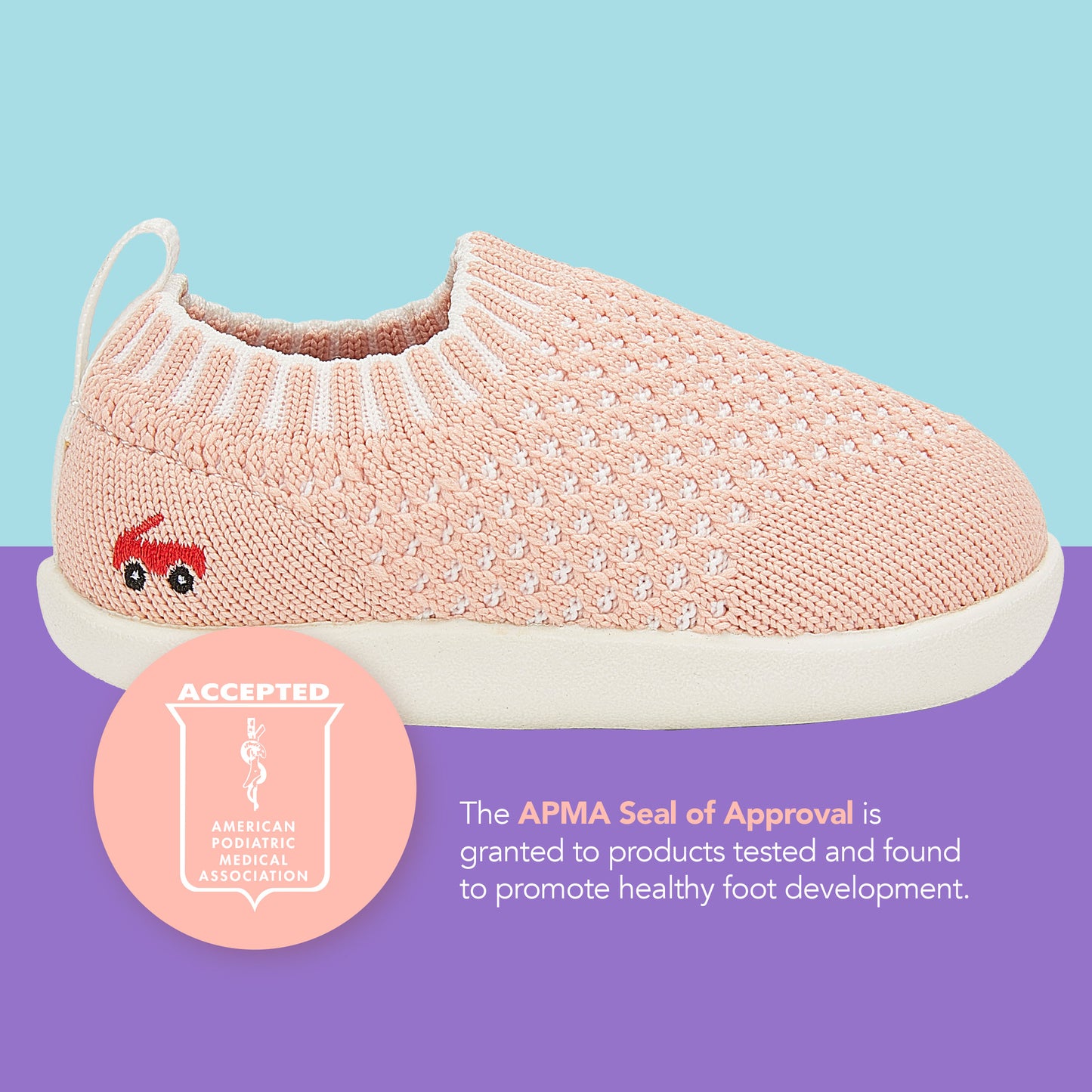 See Kai Run - Baby Knit Slip-on Shoe for Infants, Pink, Infant 6