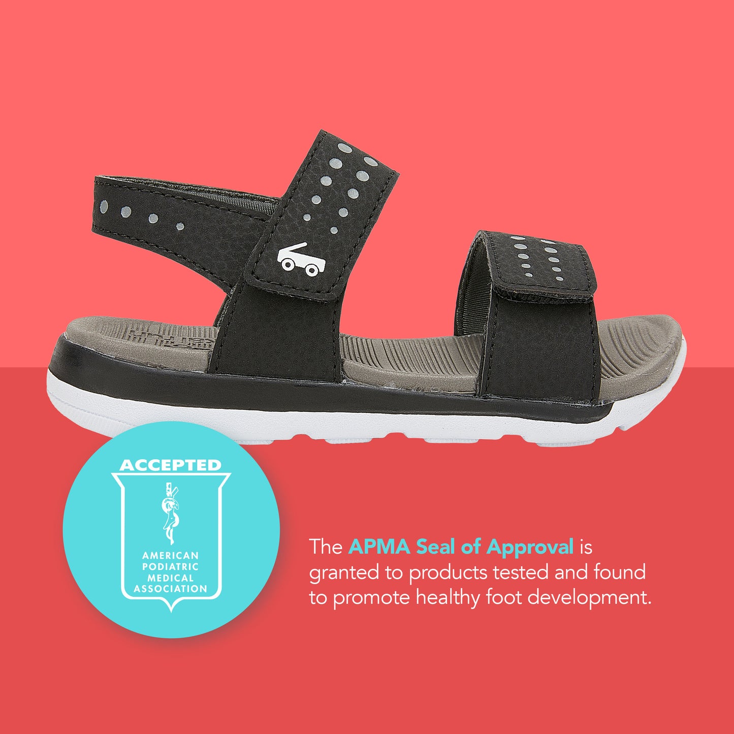 See Kai Run, Billie FlexiRun Water-Friendly Sandals for Kids, Black, 5 M US Toddler