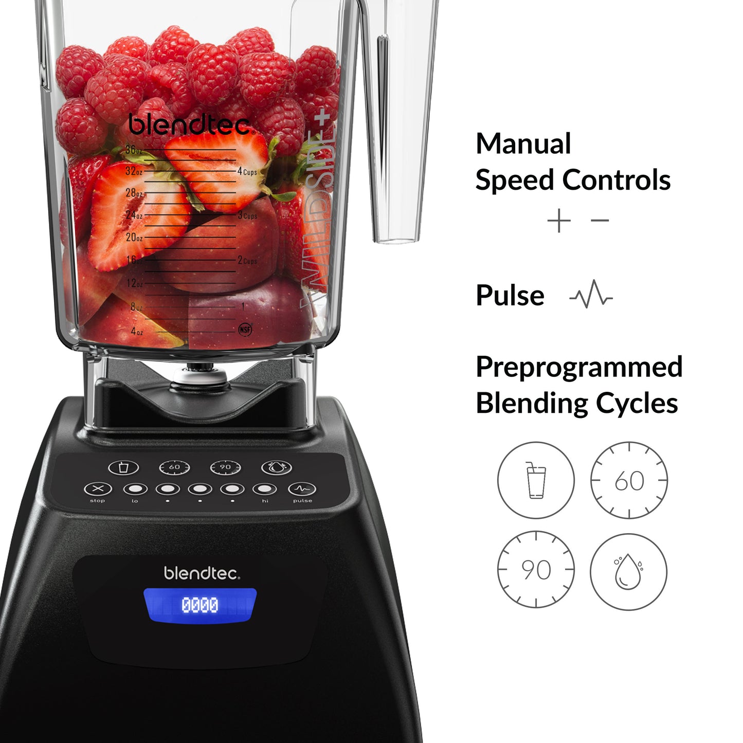 Blendtec Classic 575 Blender, Black