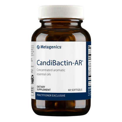 Metagenics CandiBactin-AR Nutritional Supplement Concentrated Thyme and Oregano Essential Oils Blended Bottle - 60 Count
