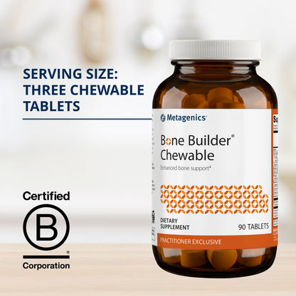 Metagenics Bone Builder Chewable ‚Äì Enhanced Bone Support with Vitamin D & Magnesium* | 30 Servings
