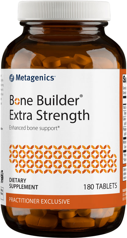Metagenics Bone Builder Extra Strength Tablets with Calcium and Phosphorus to Help Maintain Healthy Bone Density - 60 Servings