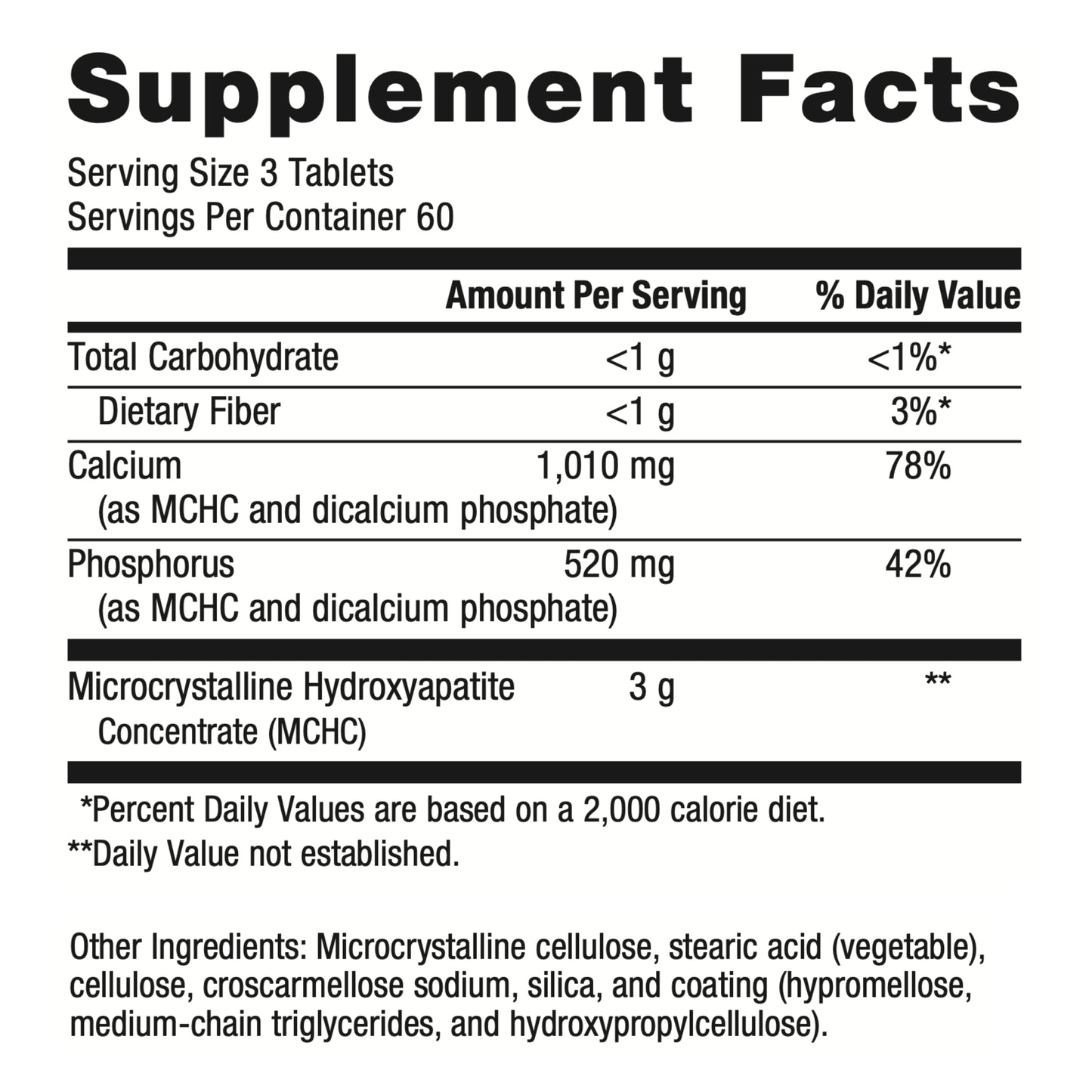 Metagenics Bone Builder Extra Strength Tablets with Calcium and Phosphorus to Help Maintain Healthy Bone Density - 60 Servings