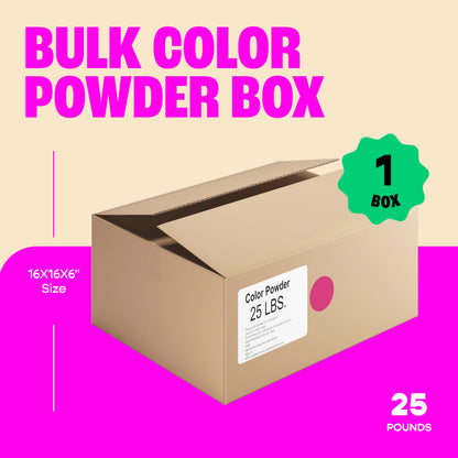 Chameleon Colors Bulk Color Powder, Magenta Holi Colored Chalk, 25 Pounds