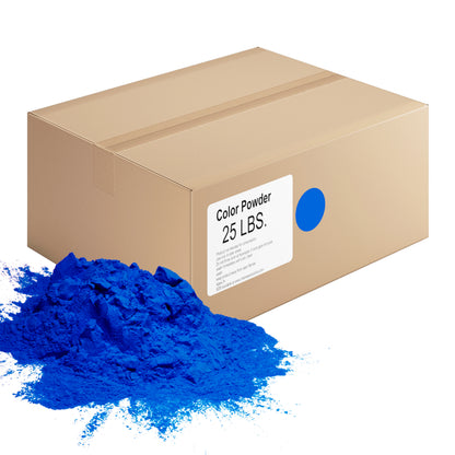 Chameleon Colors - Bulk Color Powder - Navy Holi Colored Chalk - 25 Pounds