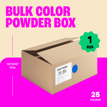 Chameleon Colors - Bulk Color Powder - Navy Holi Colored Chalk - 25 Pounds