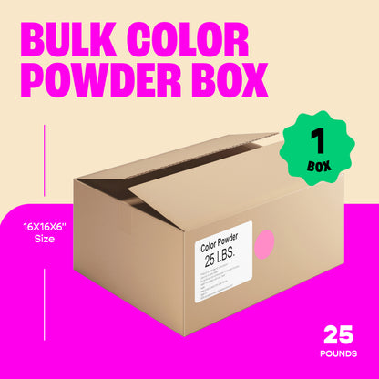 Chameleon Colors - Bulk Color Powder - Pink Holi Colored Chalk - 25 Pounds